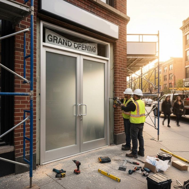 Retail Door Installation